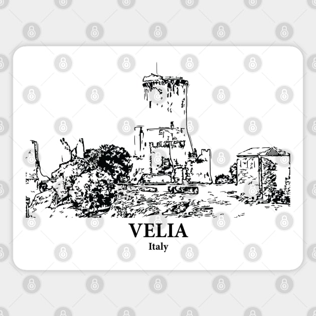 Velia - Italy Magnet by Lakeric